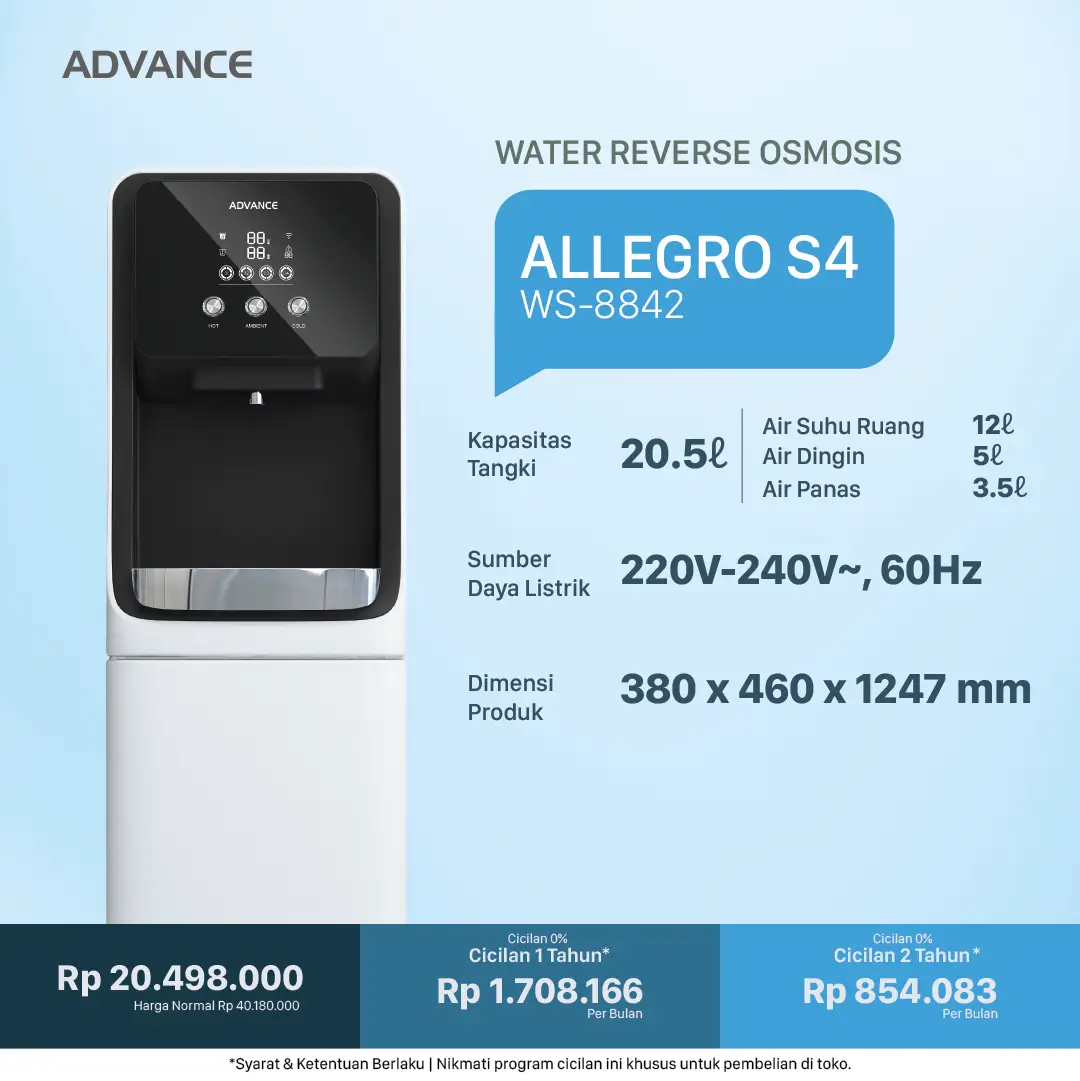 Allegro S4 WS-8842 Water Reverse Osmosis