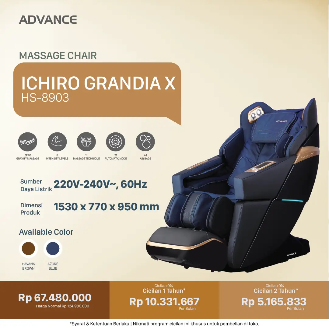Ichiro Grandia X HS-8903 Massage Chair