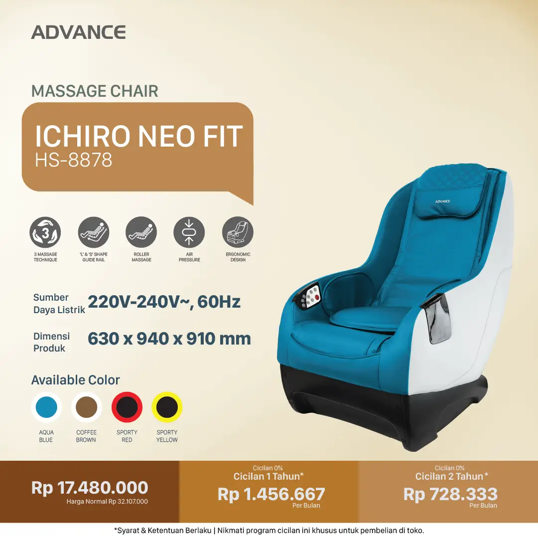 Ichiro Neo Fit HS-8878 Massage Chair